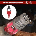 DTNESS Universal Pneumatic CV Joint Boot Installation Tool, 20Pcs Automotive CV Axle Removal Tool Kit, CV Boot Expander Compatible with Audi, BMW, Mercedes, UTV, ATV