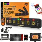 AUXBEAM RGB 6 Gang Switch Panel for ATVs