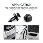 KEMIMOTO 100PC 8mm ATV Fastener & Clip Kit