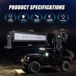 Auxbeam 22" LED Light Bar - 120W Off-Road Lighting