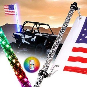 Nirider 4ft RGB LED Whip Light with Remote