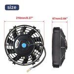 BATONECO 7" Universal Electric Radiator Fan Kit