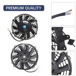 BATONECO 7" Universal Electric Radiator Fan Kit
