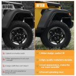 Jeep Wrangler JL Fender Flares Extension Protector Set
