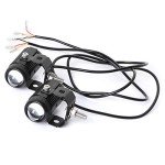 Amber LED Driving Lights for ATVs & Motorcycles