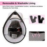 Kids Pink Butterfly ATV Dirt Bike Helmet Set