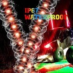 4FT LED Whip Light Antenna Flag for ATVs