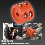 Orange Waterproof Winch Cable Hook Stopper for ATVs