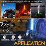 Nirider 4ft RGB LED Whip Light with Remote