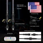 4FT LED Whip Light Antenna Flag for ATVs