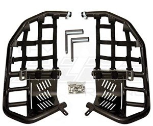 Yamaha YFZ 450 Nerf Bars with Black Net
