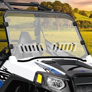 StarknightMT Scratch-Resistant UTV Front Windshield