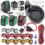 Universal ATV UTV Turn Signal Kit with Horn