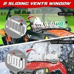 StarknightMT Scratch-Resistant UTV Front Windshield