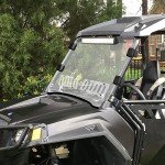StarknightMT Scratch-Resistant UTV Front Windshield
