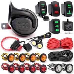 Universal ATV UTV Turn Signal and Horn Kit