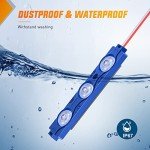 Nilight 8PCS Blue LED Truck Bed Light Kit