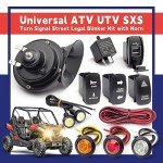 Universal ATV UTV Turn Signal Kit with Horn