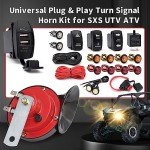 Universal ATV UTV Turn Signal and Horn Kit