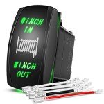 Nilight 7-Pin Rocker Switch for Winch Control