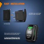 Nilight 7-Pin Rocker Switch for Winch Control