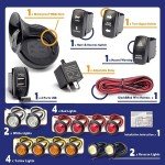 Universal ATV UTV Turn Signal Kit with Horn