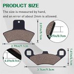 Cyleto ATV Brake Pads for Polaris Sportsman Series