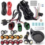 Universal ATV UTV Turn Signal Kit with Horn