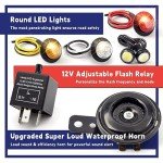 Universal ATV UTV Turn Signal Kit with Horn