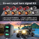 Universal ATV UTV Turn Signal and Horn Kit
