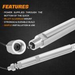 3FT Red LED Light Whip with Flag for ATVs