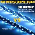 4ft RGB LED Spiral Whip Light for ATVs
