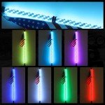4ft RGB LED Spiral Whip Light for ATVs