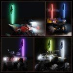 4ft RGB LED Spiral Whip Light for ATVs