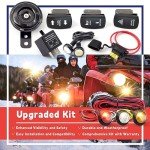 Universal ATV UTV Turn Signal Kit with Horn