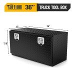 36" Tuffiom Aluminum Truck Tool Box with Lock