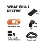 Heavy-Duty Anti-Theft Motorcycle & ATV Lock Set