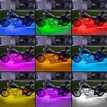 RGB LED Light Kit for Motorcycles - 8PCS