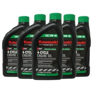 5-Pack SAE 10W40 Engine Oil for Kawasaki