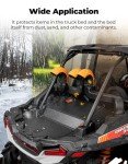KEMIMOTO UTV Bed Enclosure Cover for Polaris RZR