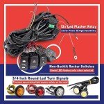 Universal ATV UTV Turn Signal Kit with Horn
