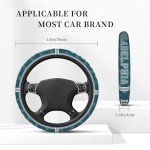 Universal Non-Slip Steering Wheel Cover for Vehicles