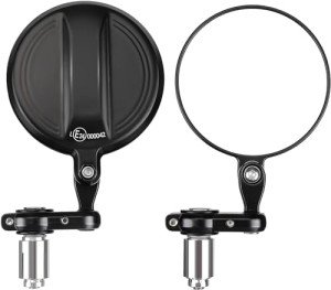 KEMIMOTO 360° Rotatable Motorcycle Handlebar Mirrors