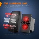 Nilight Winch Rocker Toggle Switch with Jumper Wires