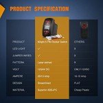 Nilight Winch Rocker Toggle Switch with Jumper Wires