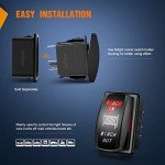 Nilight Winch Rocker Toggle Switch with Jumper Wires