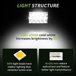 AUTOSAVER88 7D LED Tri-Row Off-Road Light Bar