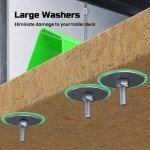 Heavy Duty ATV UTV Wheel Chock Tie-Down Kit