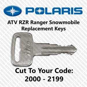 Polaris ATV Ranger RZR Keys Cut by Code