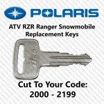 Polaris ATV Ranger RZR Keys Cut by Code